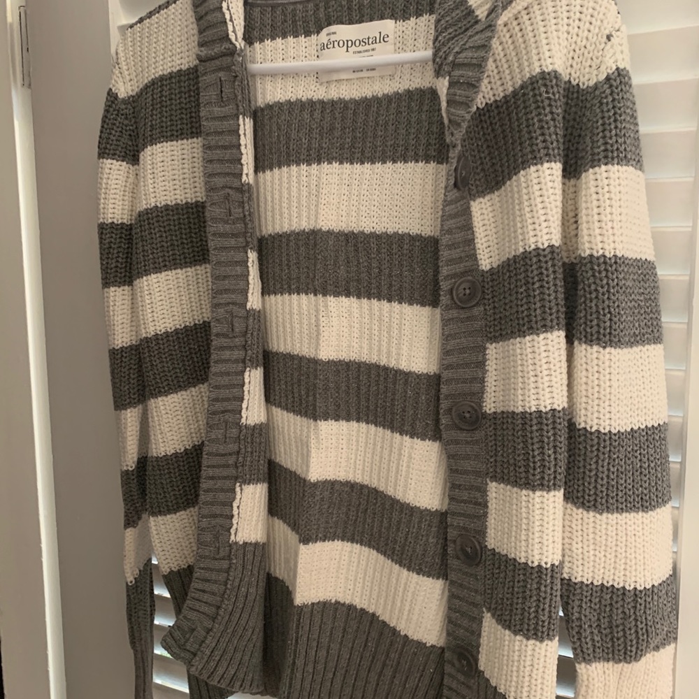 Aeropostale hooded cardigan - Picture 4 of 5